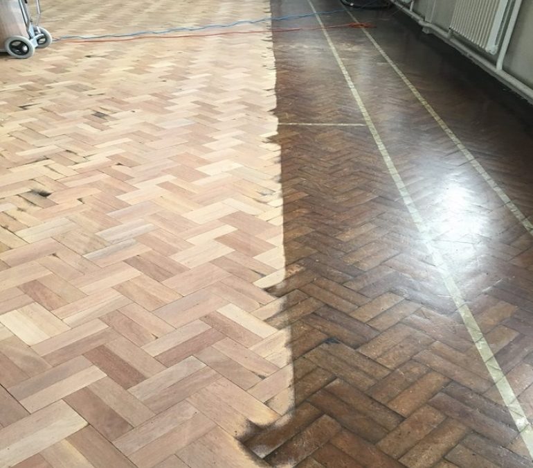 restauração piso de madeira