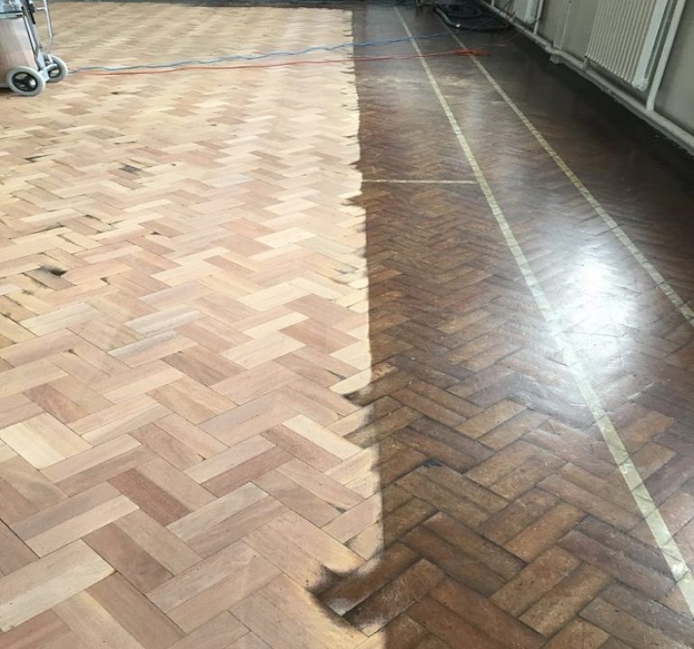 restauração piso de madeira
